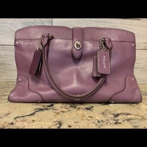 Coach Mercer 30 eggplant